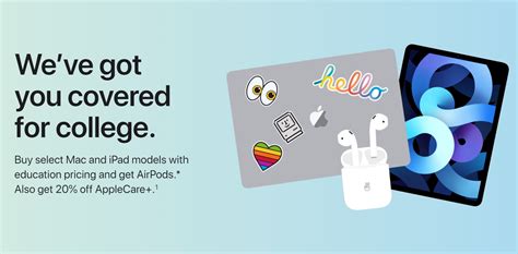 apple student discount if you are taking college part time